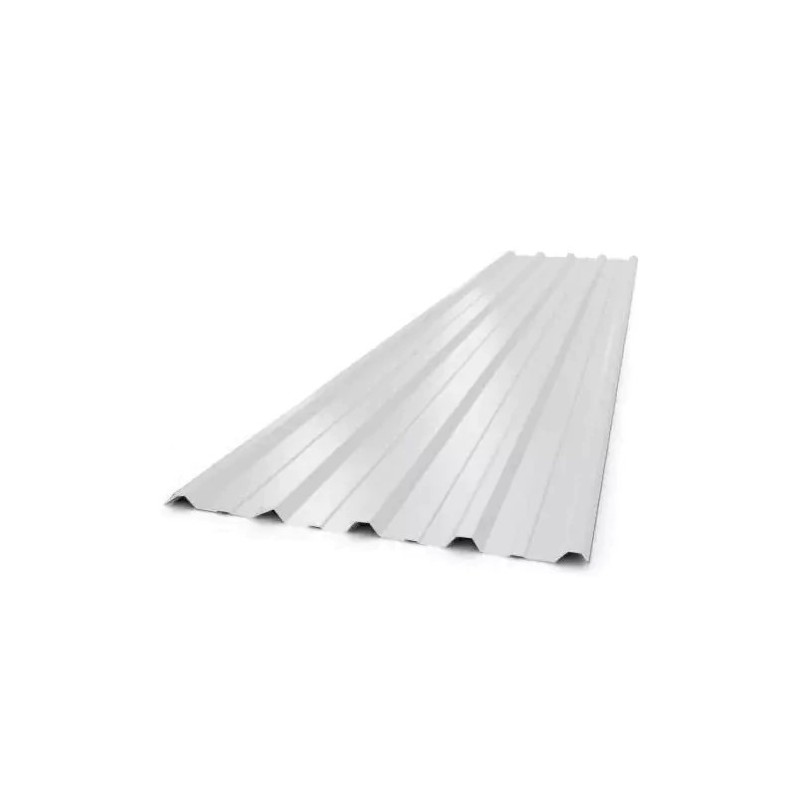 WHITE PROFILED SHEET METAL 6000X1030X0.5MM (MG/30/206)